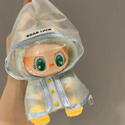 Labubu 3.0 Dolls Outfit: Cute Rain Coat &amp; Shoes