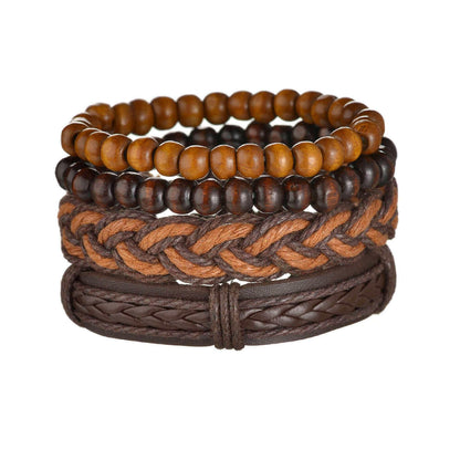 Mens Modern Multilayered Bracelet.