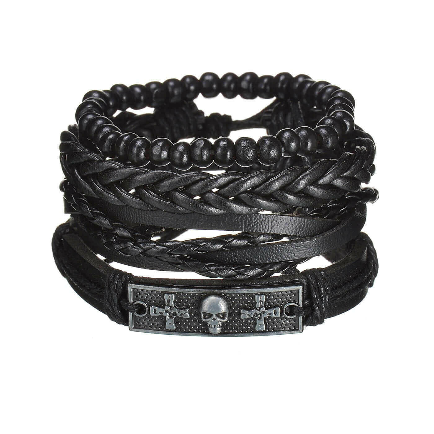 Mens Modern Multilayered Bracelet.