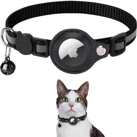 Reflective Airtag Case Collar for Cats and Dogs.