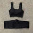 Women Seamless Yoga Set Gym Workout Clothes for Female Push Up Bra
