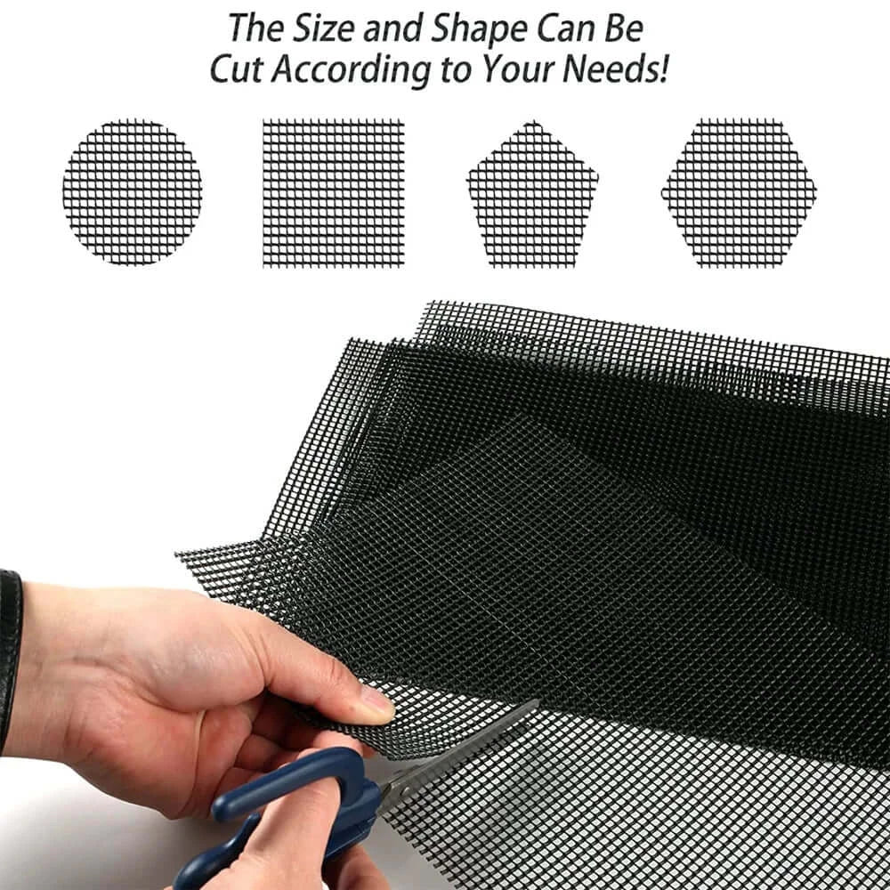 50/100Pc Flower Pot Hole Mesh Pad Bonsai Pot Bottom Grid Mat Bottom