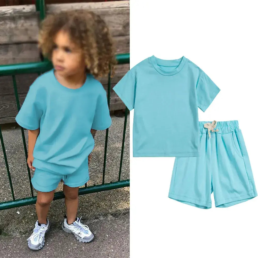 Summer Tracksuit Set for Kids - 0-6Y Sports Wear