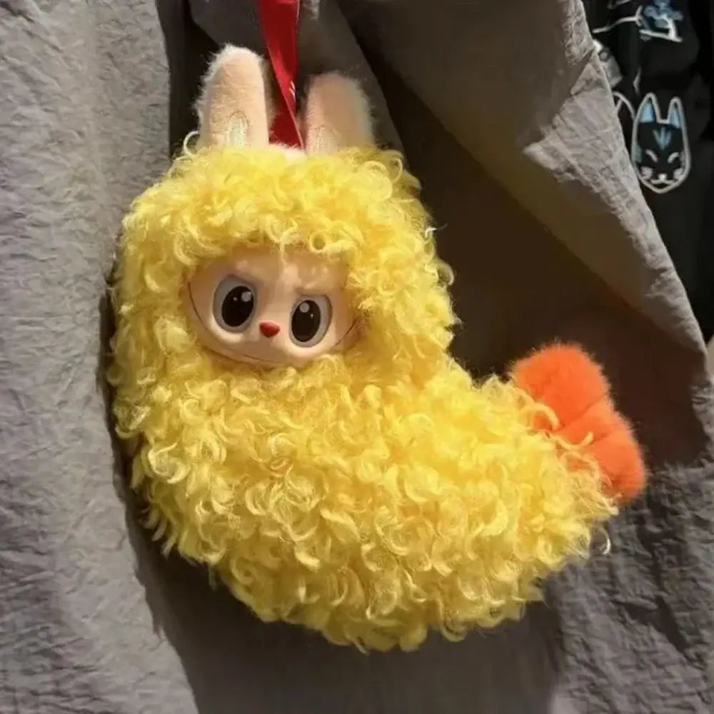Labubu doll fried shrimp outfit
