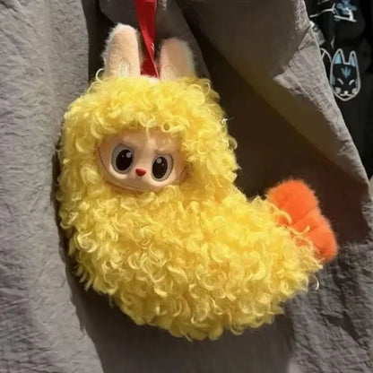 Labubu doll fried shrimp outfit