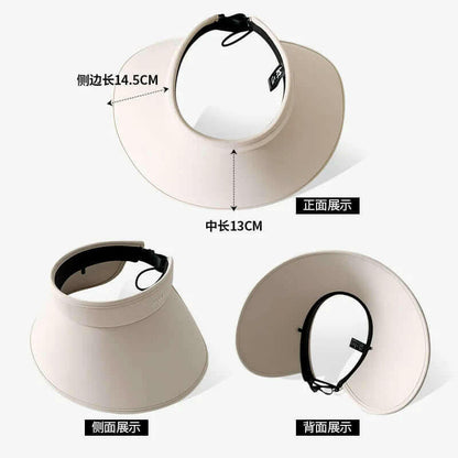 Summer Wide Brim Floppy Visor Hats - Sexikinis Swim