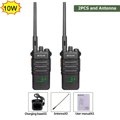 Retevis RT86 Walkie Talkie | UHF Long Range Radio