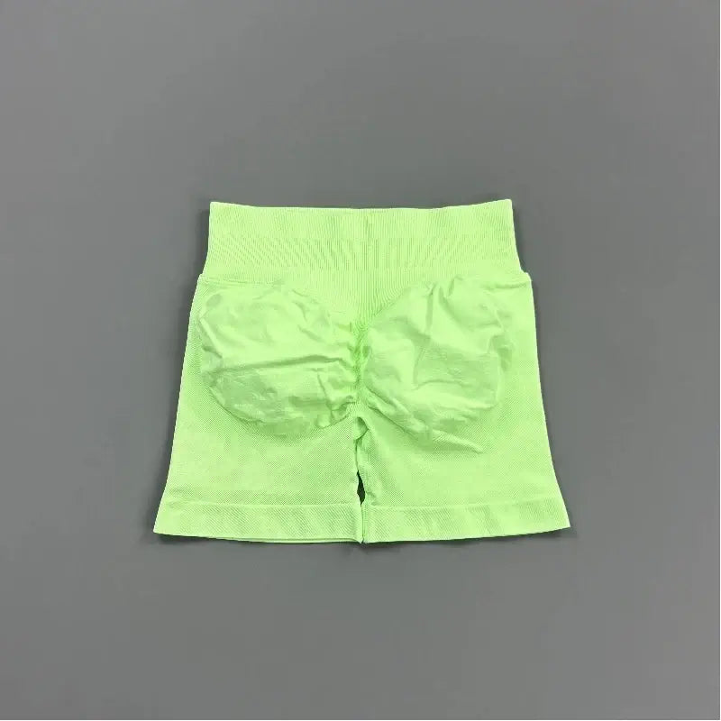 HISTELLO Women’s Seamless Scrunch Workout Shorts
