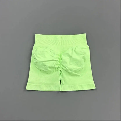HISTELLO Women’s Seamless Scrunch Workout Shorts