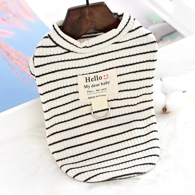 Pet Dog Vest Summer T-Shirt 2025 - Striped Dog Clothes