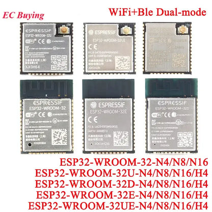ESP32-WROOM-32 ESP32 WROOM ESP-32 4MB 8MB 16MB Dual Core WiFi Wireless BLE MCU Module ESP32-WROOM-32 -32UE -32U -32E -32D