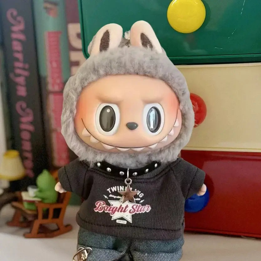 Labubu Doll Clothes - Hip Hop Set for 15/17cm Dolls