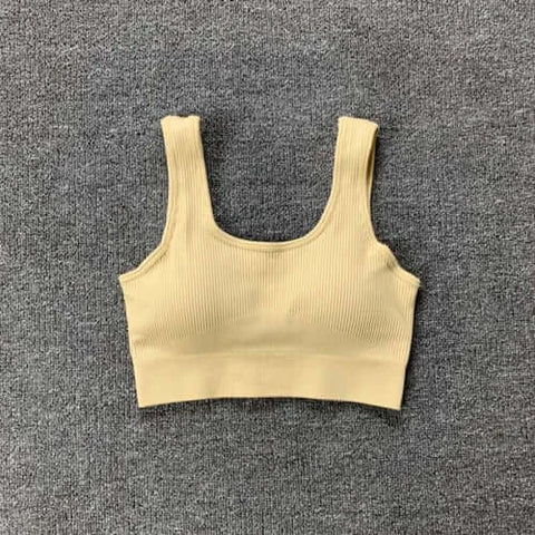 Women Seamless Yoga Set Gym Workout Clothes for Female Push Up Bra.