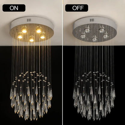 VETRULUS Modern Crystal Chandelier, Selectable Designs