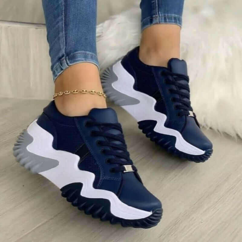 Thick Bottom Canvas Casual Shoes Summer Women's Sneakers.