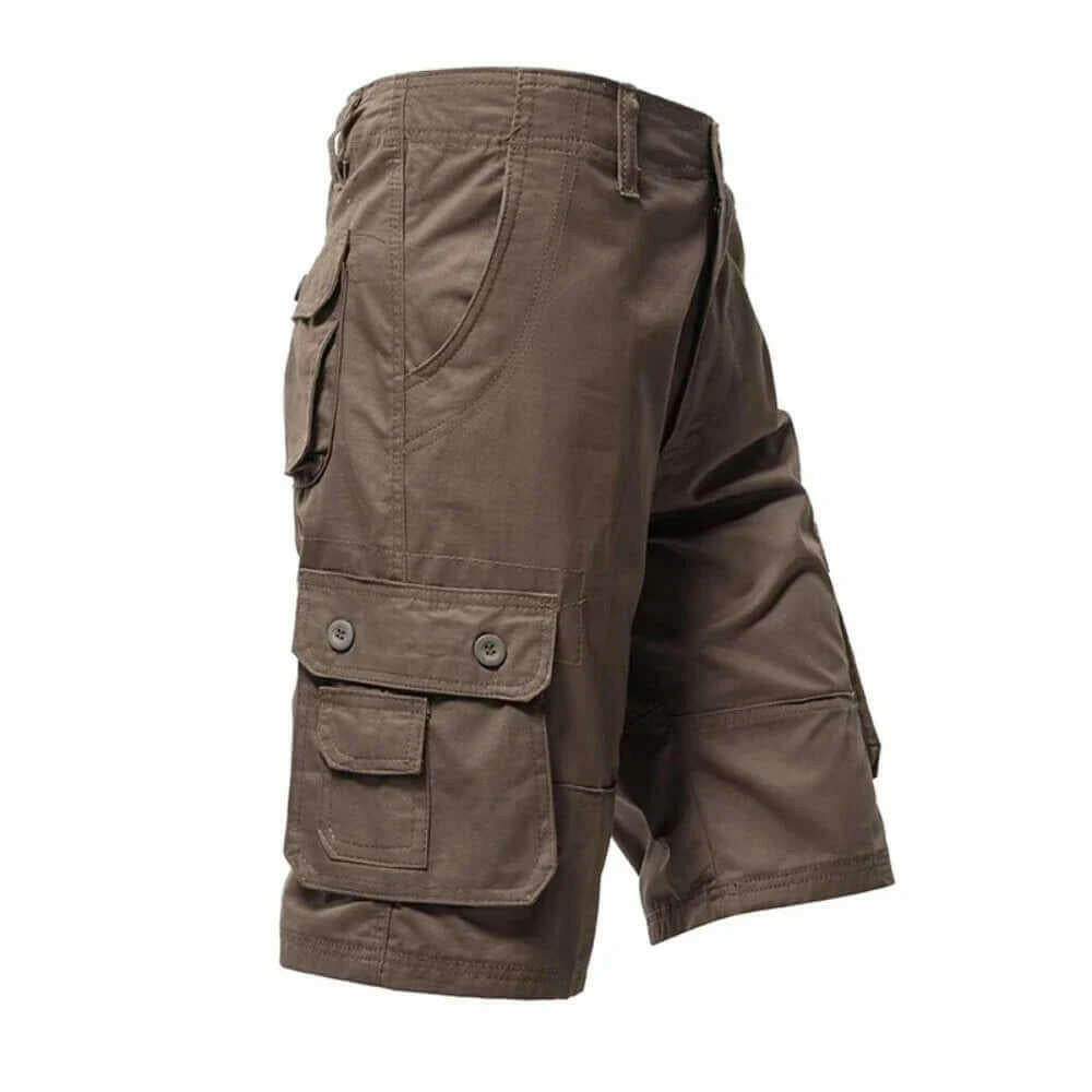 Mens Casual Cargo Shorts with Side Pockets.