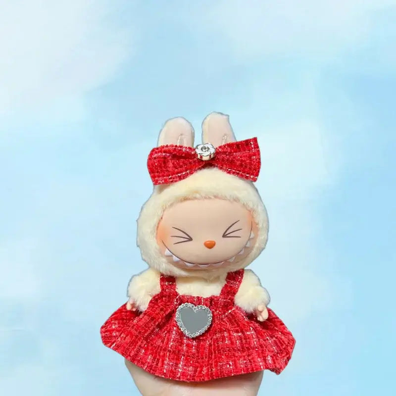 Labubu doll skirt suit