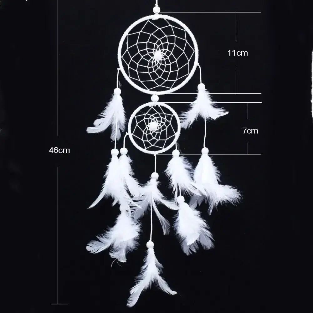 Dream Catcher Room Decor Feather Weaving Catching Up The Dream Angle Dreamcatcher Wind Chimes Indian Style Religious Mascot