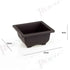 Training Pots With Tray Plastic Bonsai Plants Pot Square For Flower