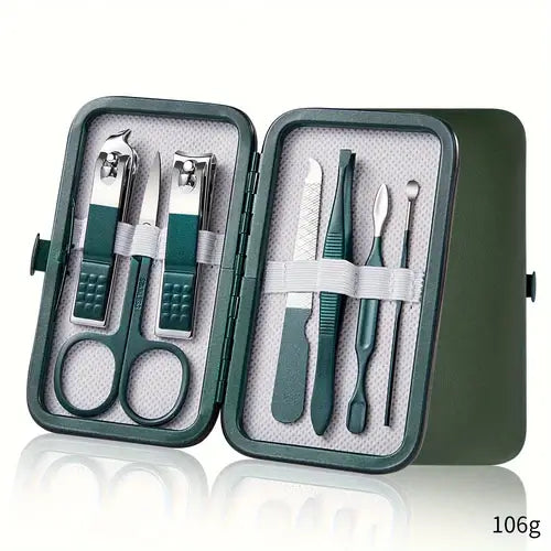 Professional 7/10/12/18 Piece Nail Care Kit Stainless Steel Manicure &amp;