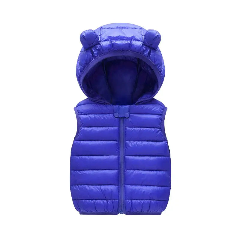 New Baby Boys Girls Warm Down Vest Autumn Winter Cotton Waistcoat With