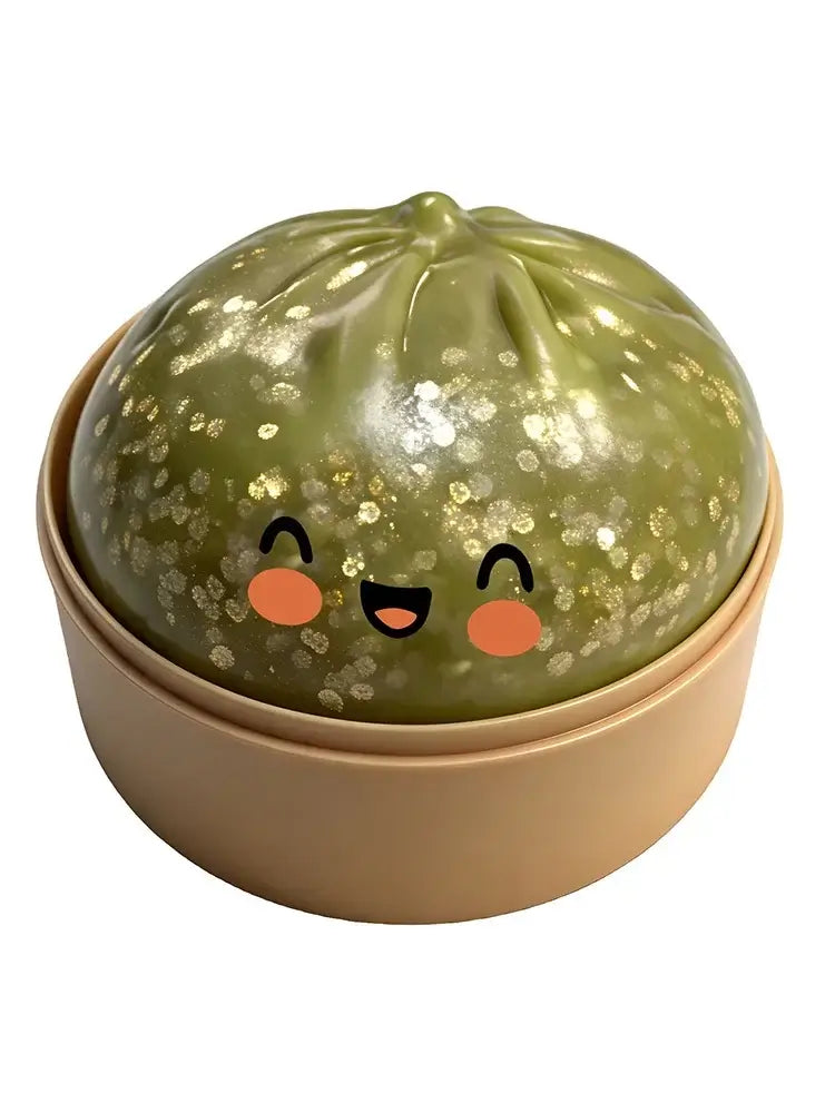 Simulation Dumpling Pressure Ball Slow Rebound Soft Pinch Decompression Toy Office Home Decor Children Adults Birthday Gifts
