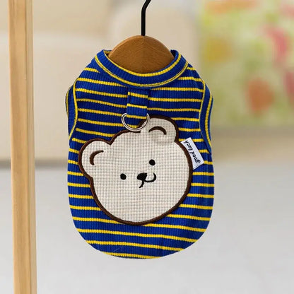 Summer Dog Clothes - Classic Striped Pet Vest