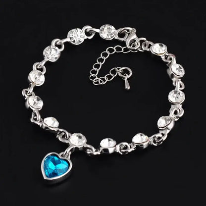 Zhenrong Foreign Trade Hot-selling Fashion High-quality Crystal Romantic Love Bracelet Women&