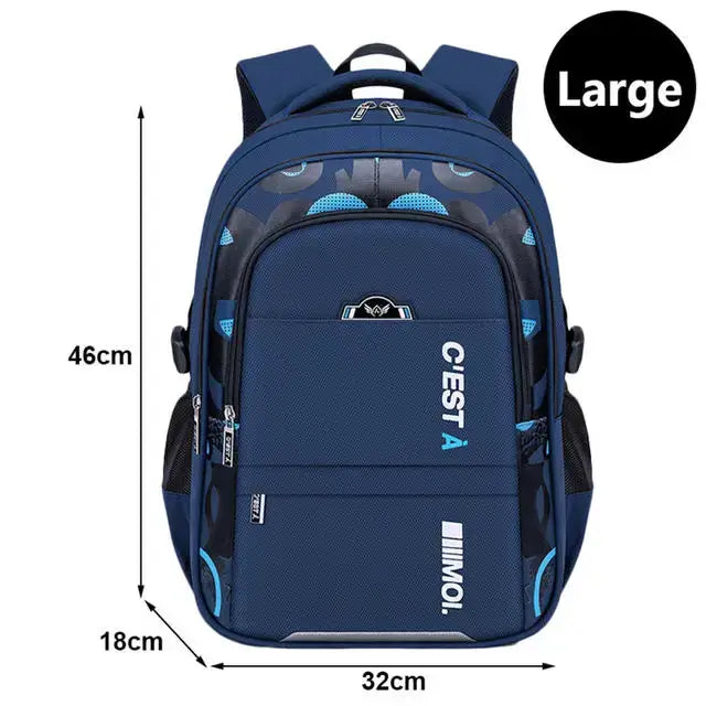 Durable Backpack School Bag for Boys and Teens