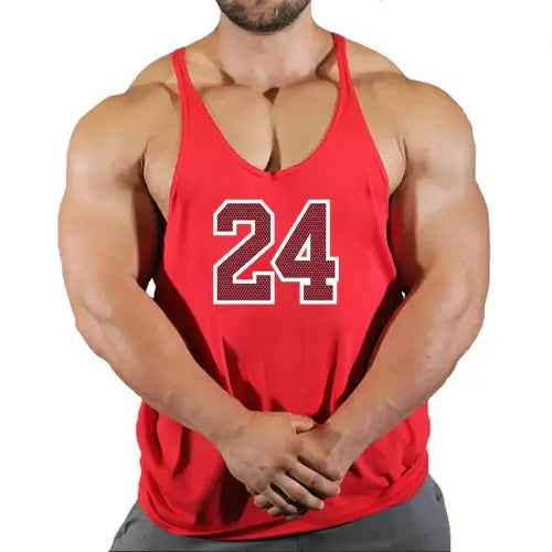 Sport Brand Vest Muscle Gym Mens Back Tank Top Sleeveless Stringer.