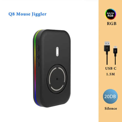 Mouse Jiggler USB Mover Undetectable Automatic Mouse Shaker Wiggler.