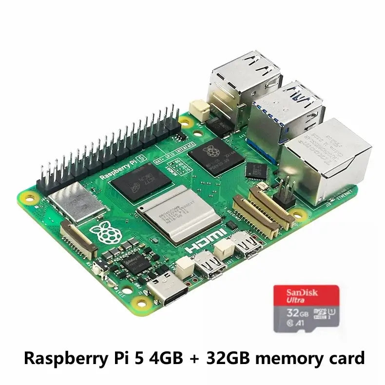 New Original Raspberry Pi 5 4GB 8GB Development Board Computer AI Artificial Intelligence Module Python Programming Linux Kit
