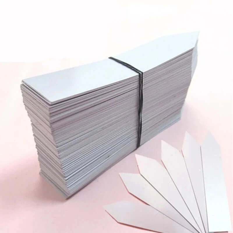 100pcs Plants Labels Indoor Bonsai Name Tag Plastic Stake -Type