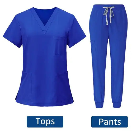 Multicolor Beautician Lab Workwear Solid Color Beauty Salon Nursing