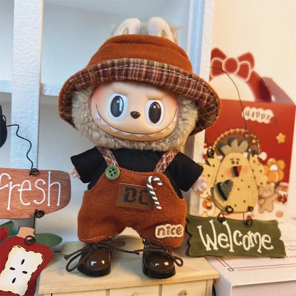 Labubu 17cm Doll Clothes Set - Fun DIY Accessories