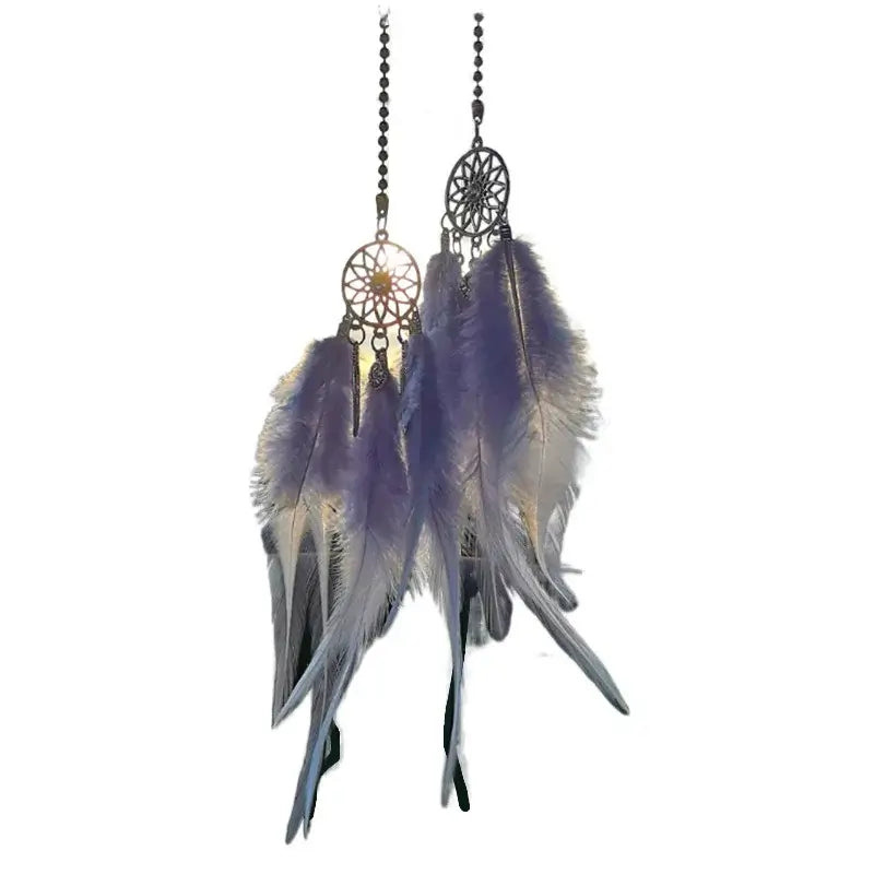 Dream Catcher Car Pendant Feather Mirror Hanging Pendant Home Decor