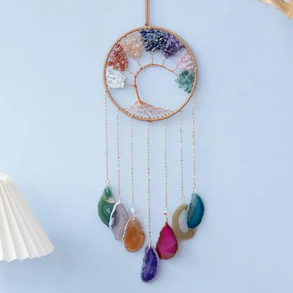 purple crystal dream catchers