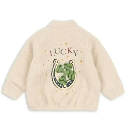 2025 KS Brand Winter Baby Boys Lambswool Jackets Cartoon Dinosaur Anchor Coats Kids Clothes Girls Cherry Jacket Beetle Outerwear