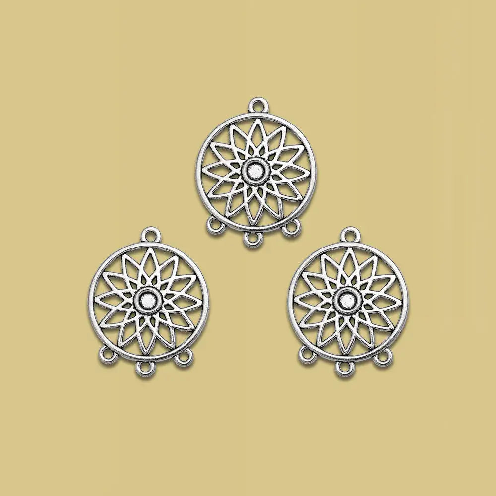 Dream Catcher Charms Dreamcatcher Connector Pendants For Diy Jewelry Making Materials Supplies Accessories