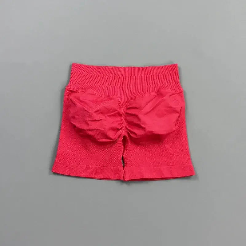 HISTELLO Women’s Seamless Scrunch Workout Shorts