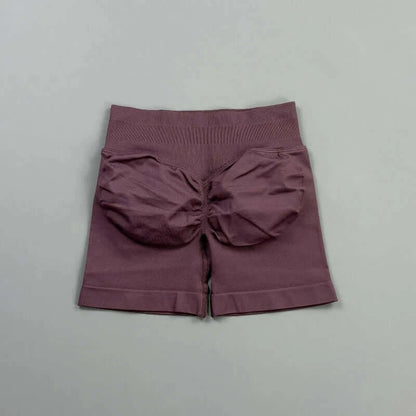 HISTELLO Women’s Seamless Scrunch Workout Shorts