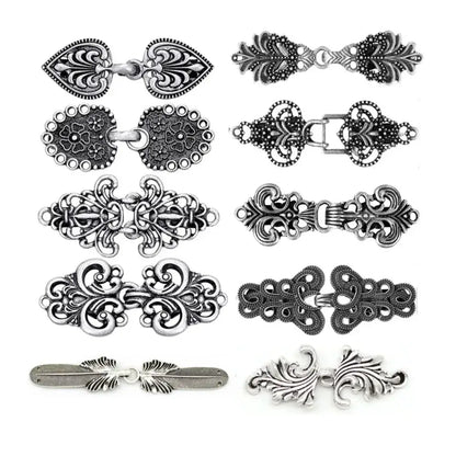 Set Vintage Sweater Duck Clip Cape Cloak Fastener for Dress Shirt Cardigan Shawl Collar Clasp Back Cinch Clip for Women Clothing