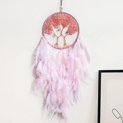 peacock feather dream catchers
