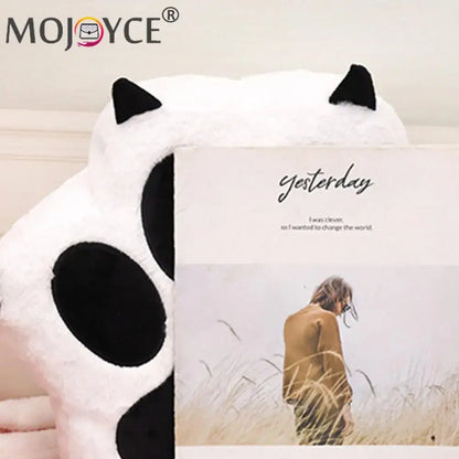 Cute Cat Paw Plush Backpack for Girls &amp; Women