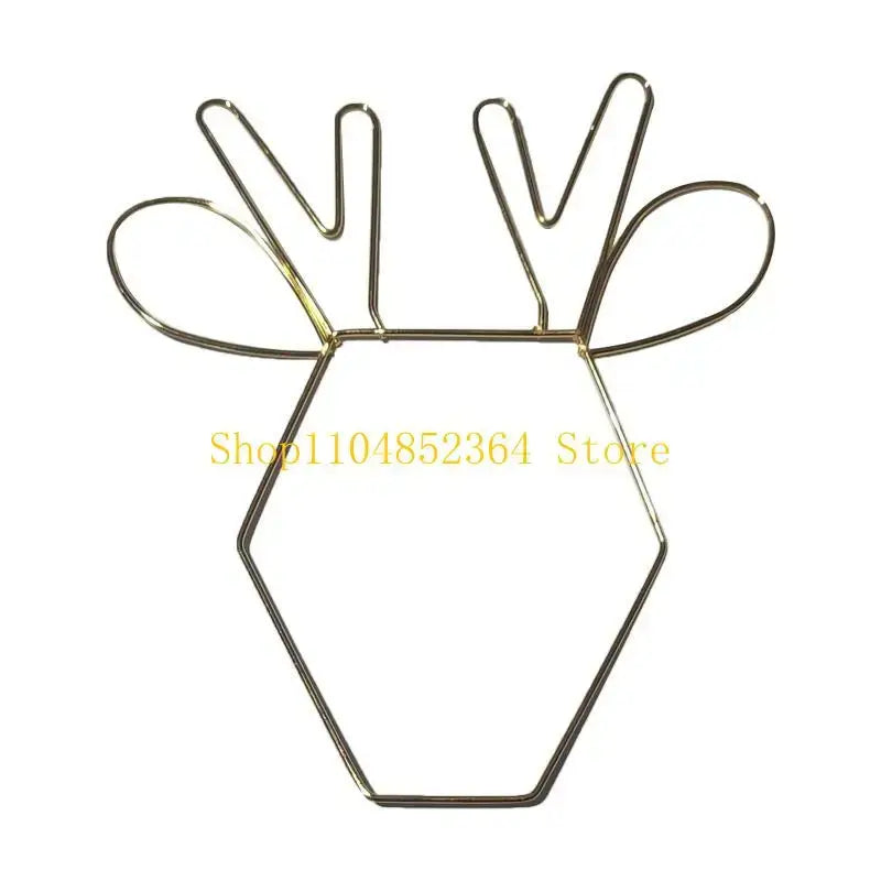 652F Dream Catcher Metal Hoops Irregular Cloud Animal DIY Macrame Iron Ring