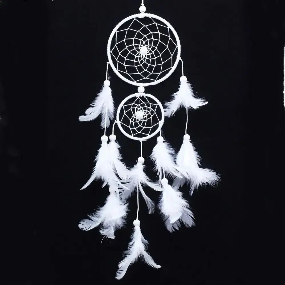 Dream Catcher Room Decor Feather Weaving Catching Up The Dream Angle Dreamcatcher Wind Chimes Indian Style Religious Mascot