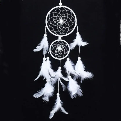 Dream Catcher Room Decor Feather Weaving Catching Up The Dream Angle Dreamcatcher Wind Chimes Indian Style Religious Mascot