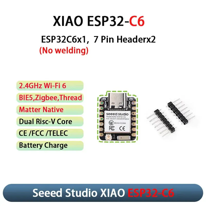 seeed studio XIAO ESP32-C3/C6/S3 optional Mini Development Board Module 2.4GHz WiFi,BlE 5.0,for Arduino IoT Intelligent system