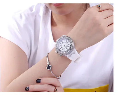 LED Light-Up Watch with Silicone Strap