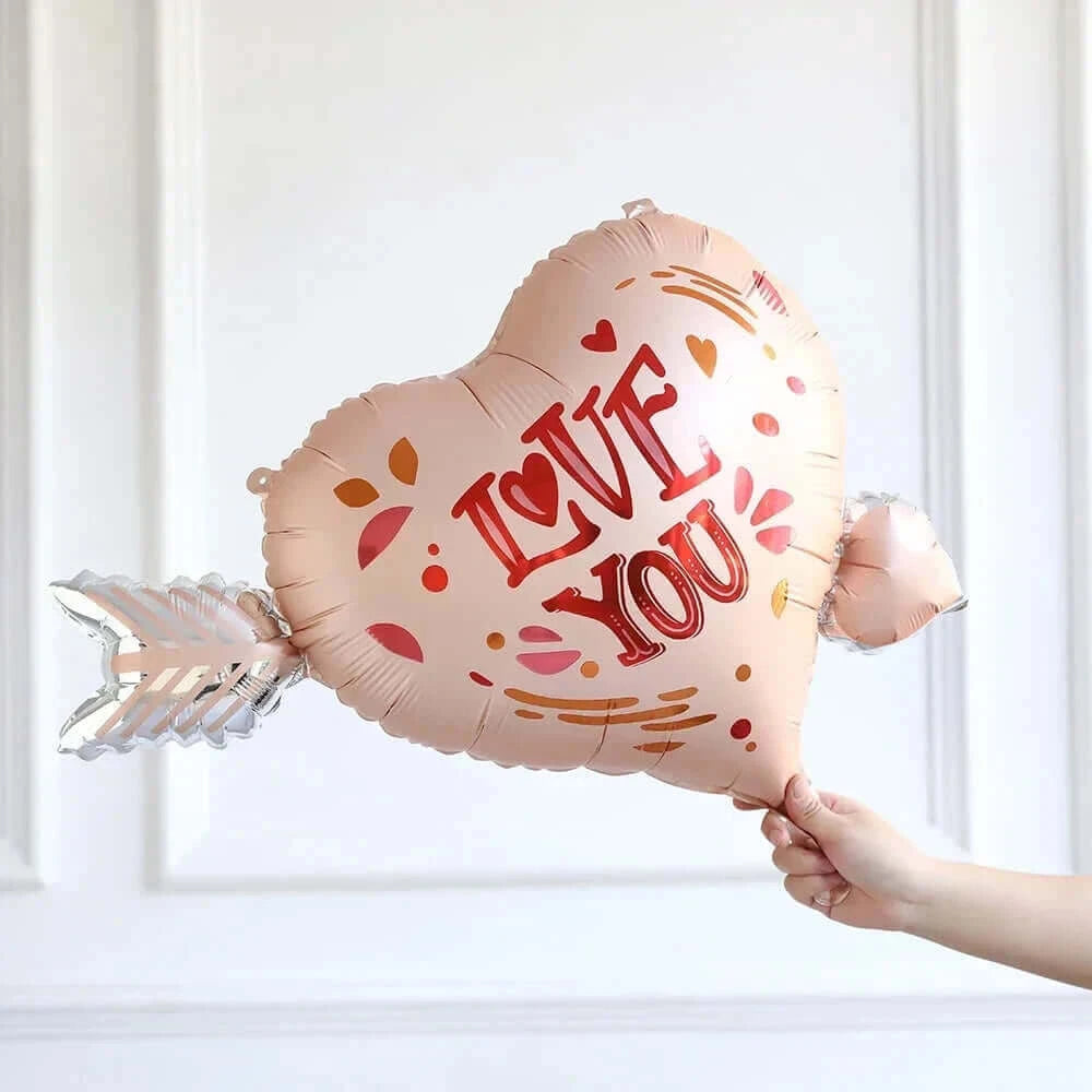 Happy Valentine’s Day Love Red Heart Bear Foil Balloons Wedding Anniversary Party Supplies Birthday Gift Home Outdoor Decoration